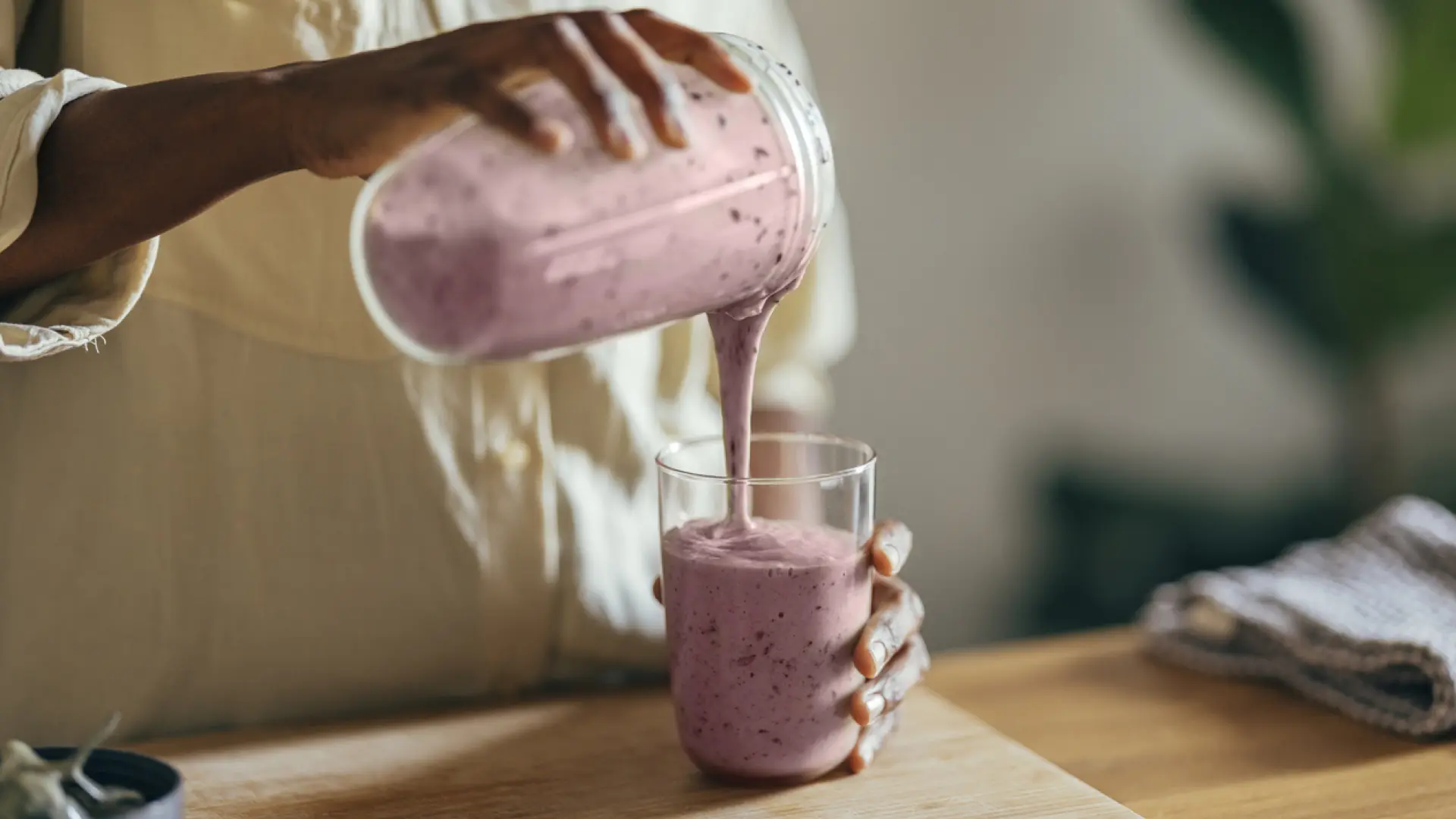 El batido natural que se prepara en dos minutos y ayuda a aumentar la masa muscular