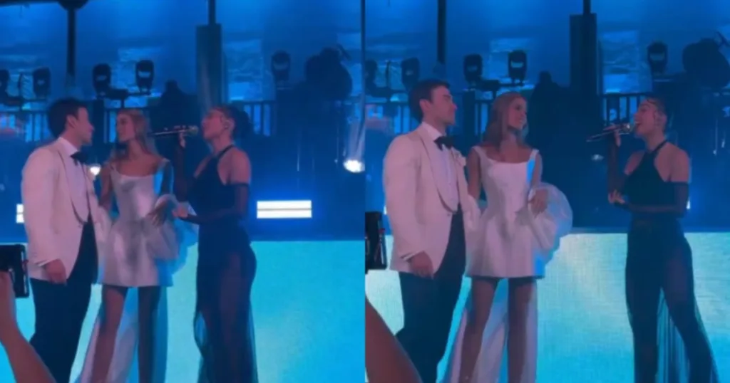 Greeicy en matrimonio de Gabriela Tafur y Esteban Santos