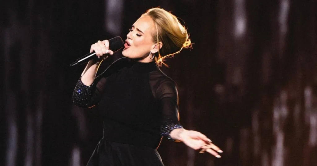 Adele se conmovió al ver a Céline Dion en su concierto