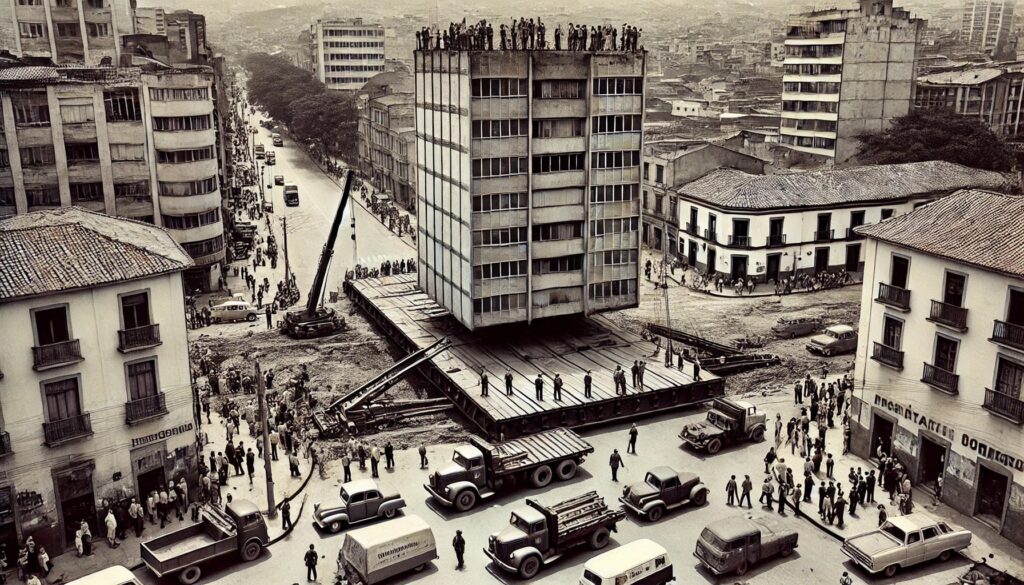 El día que Bogotá movió un edificio de 8 pisos sin quitar un solo ladrillo