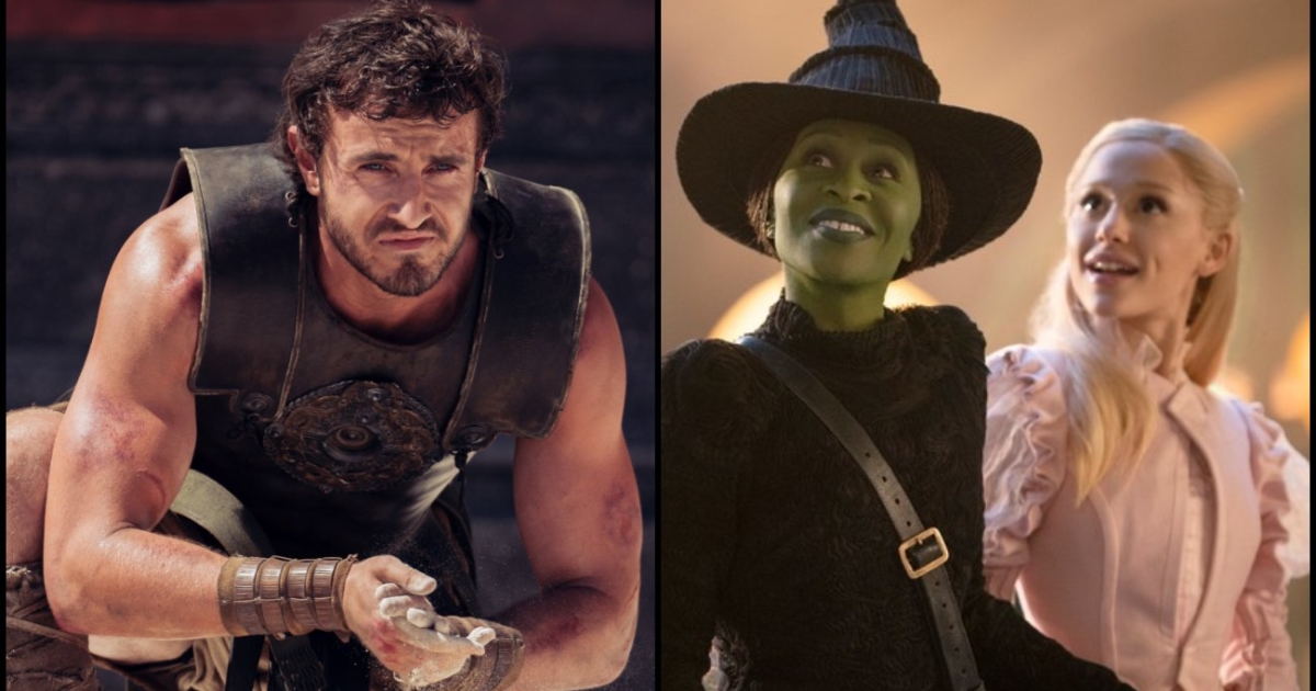 Gladiador II vs Wicked: ¿cuál película es mejor?