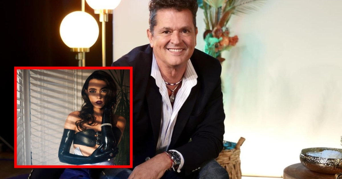 Lucy Vives apoyo a su padre Carlos Vives con su novia