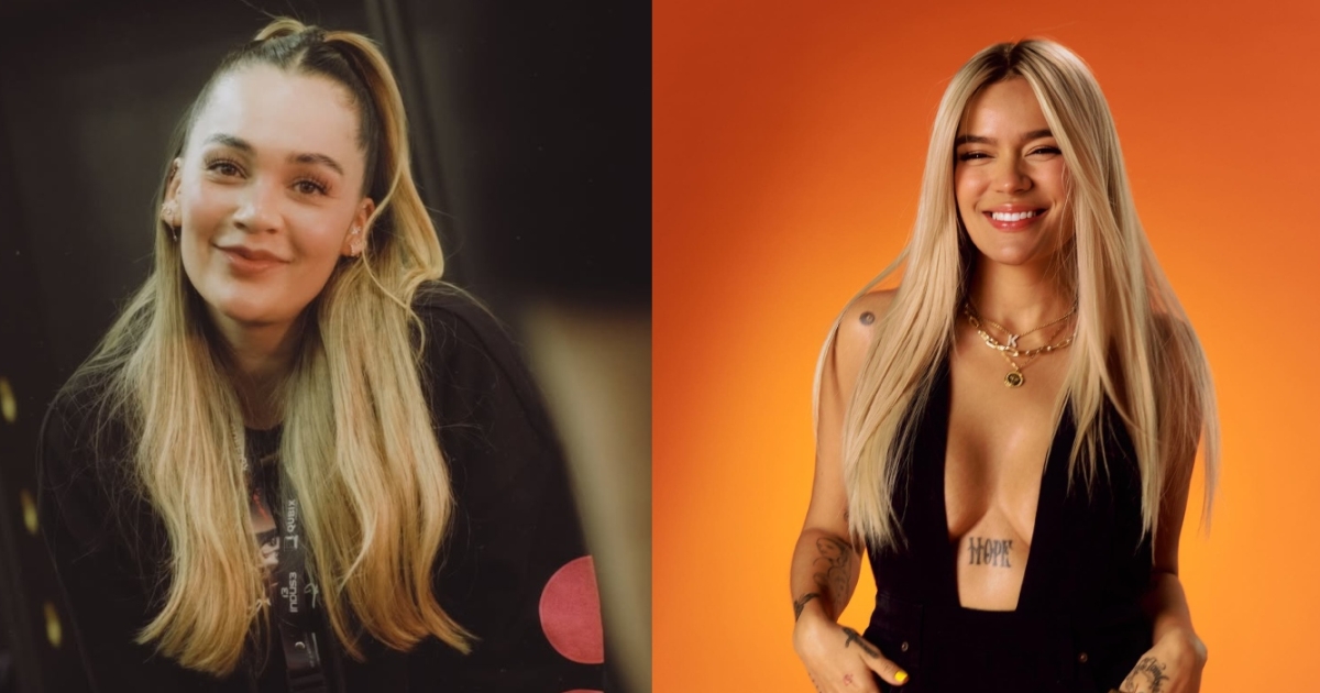 Lina Tejeiro apareció en un video de Karol G