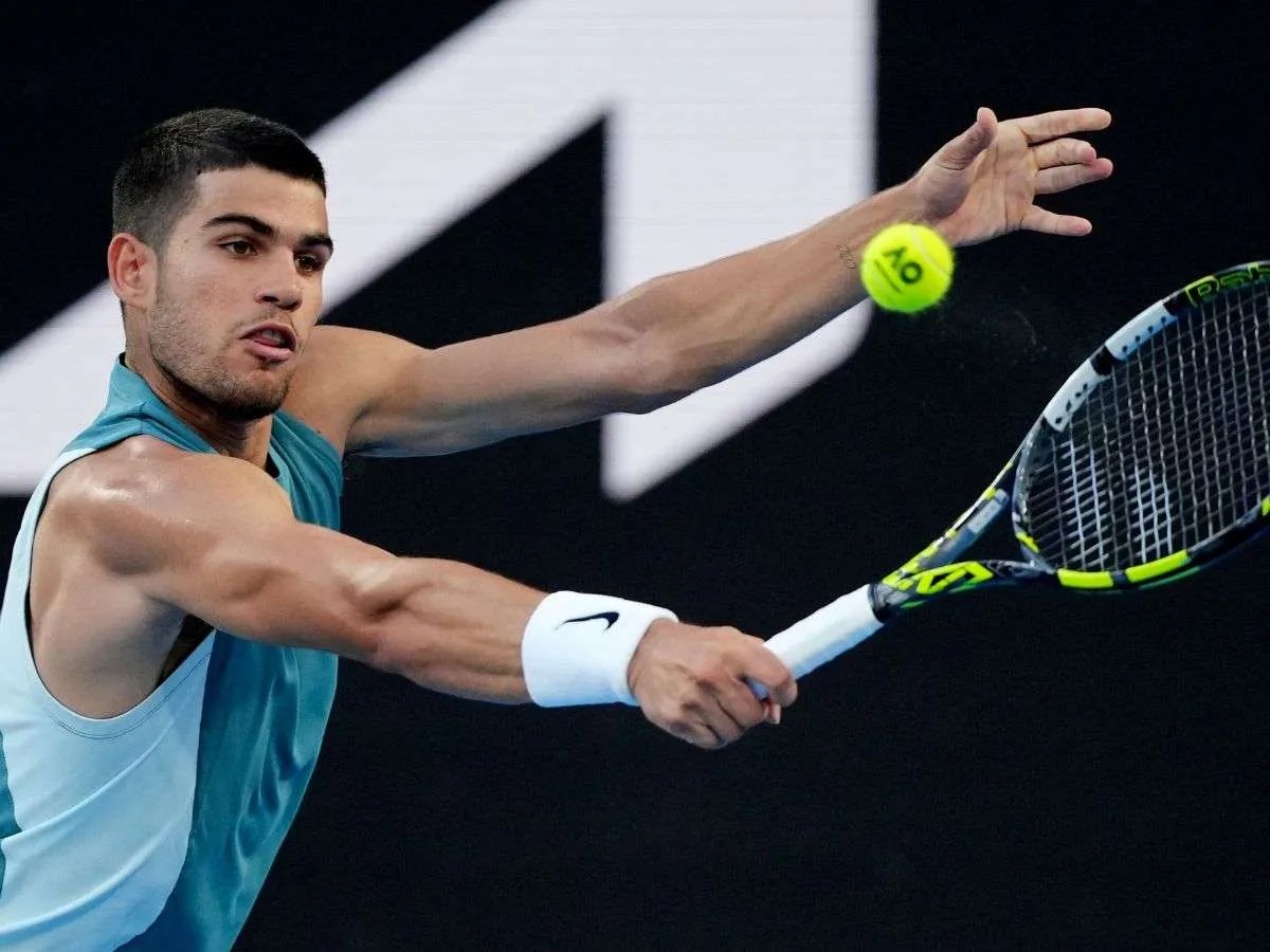 Alcaraz cumplió en el Abierto de Australia
