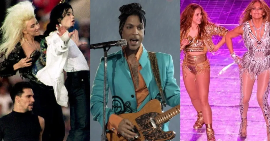 Los ESPECTÁCULOS DE MEDIO TIEMPO más famosos en SUPER BOWL