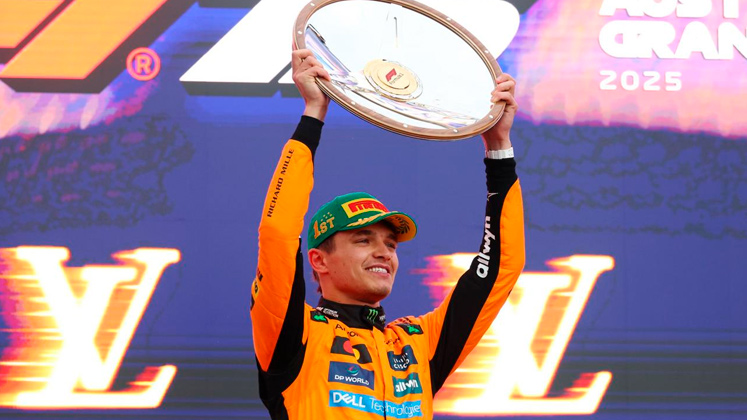 Lando Norris fue el ganador del GP de Australia, el primero de la F1 2025