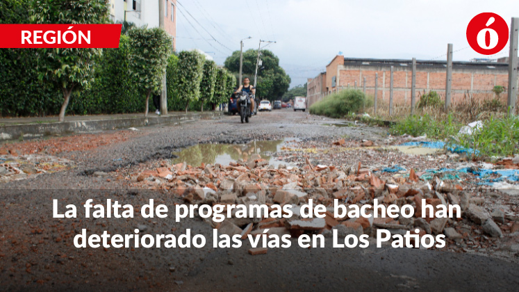 más de 100 calles en Los Patios requieren intervención