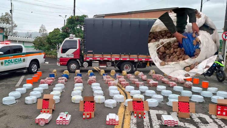 ¡No eran solo bultos de papa! Incautan explosivos en la vía Rumichaca