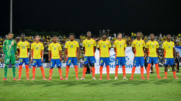 Selección Colombia afronta su tercer partido en el Campeonato Sudamericano Sub-17