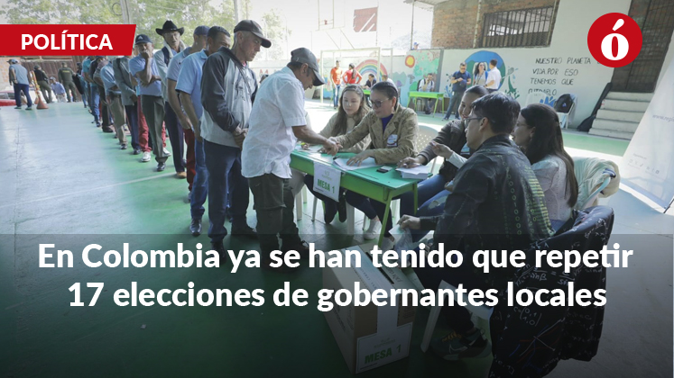 ¿Por qué se están teniendo que repetir tantas elecciones en Colombia?