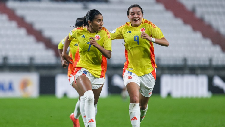 La Sub-17 femenina de Colombia es líder del Grupo B en el Suramericano