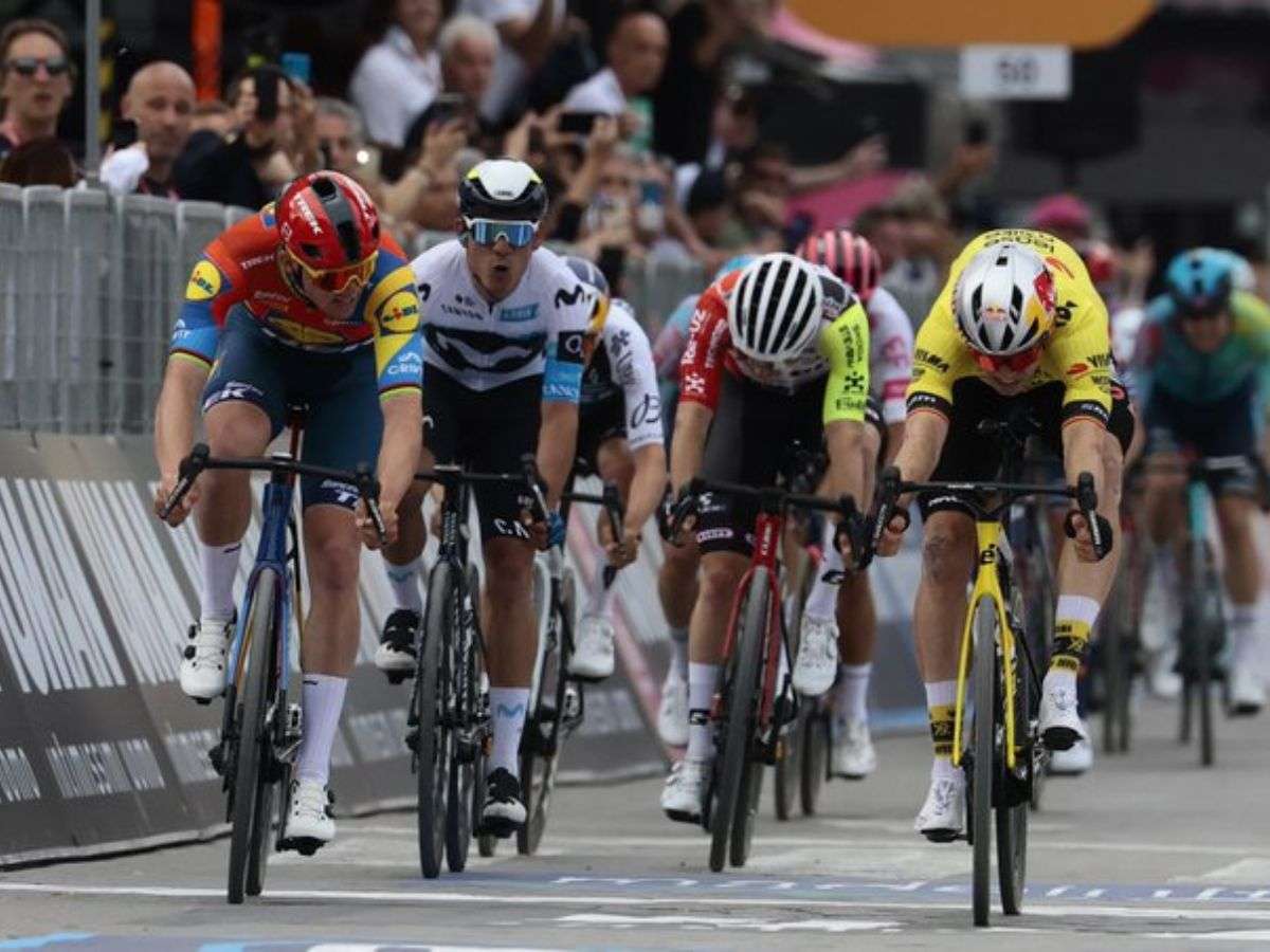 Orluis Aular inicia con buen pie el Giro de Italia 2025