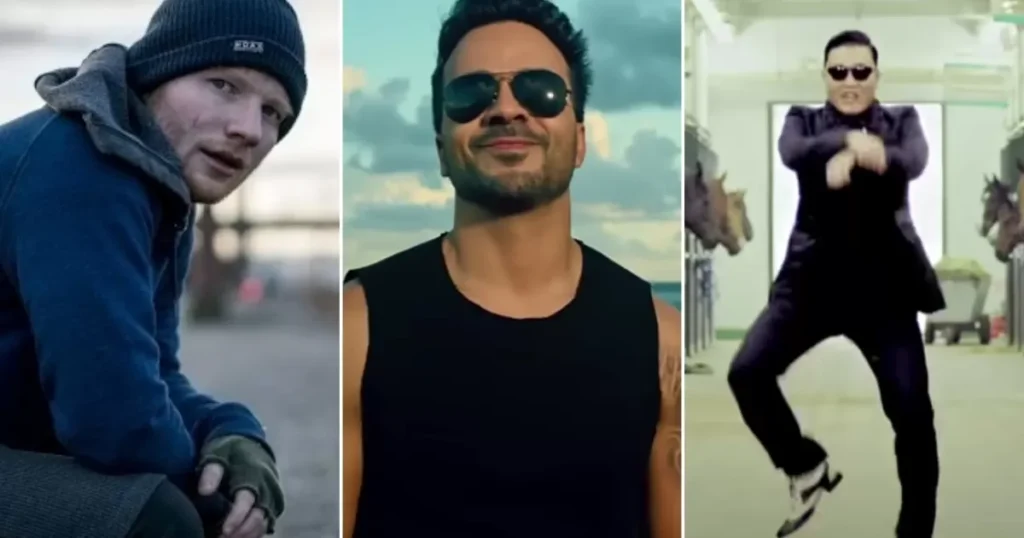 CANCIONES con más de mil millones de vistas en YOUTUBE