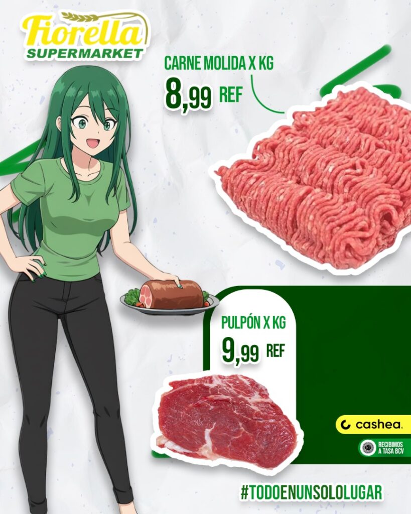 A $8.99 Y $9.99 CARNE PAL PUEBLO: Corre a Fiorella que lanza asombrosos bajones de precios + CASHEA + JORNADAS SOCIALES