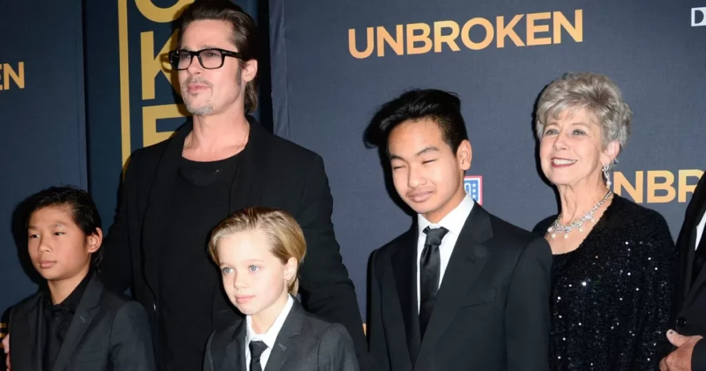 ¿Cómo era la relación tenía Brad Pitt con su madre?