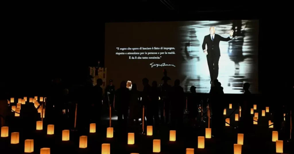 Milán dio el último adiós al 'rey' de la moda, Giorgio Armani