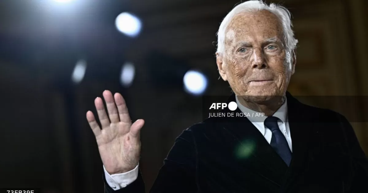 Muere el diseñador italiano GIORGIO ARMANI a los 91 años