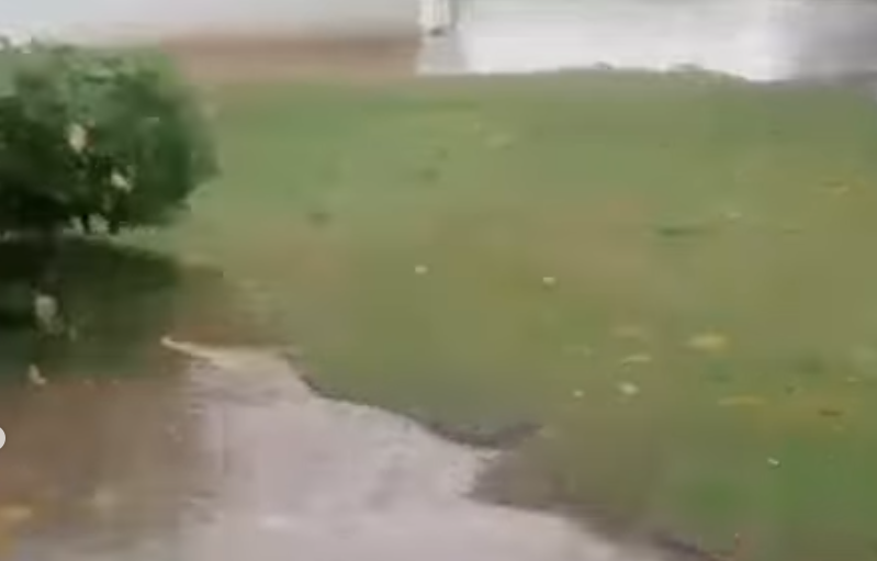 Video: Llovió granizo en Mara