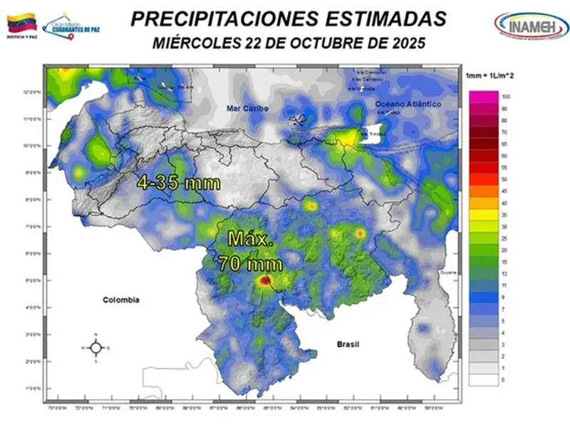 Anuncian cielo nublado y lluvias en el Zulia