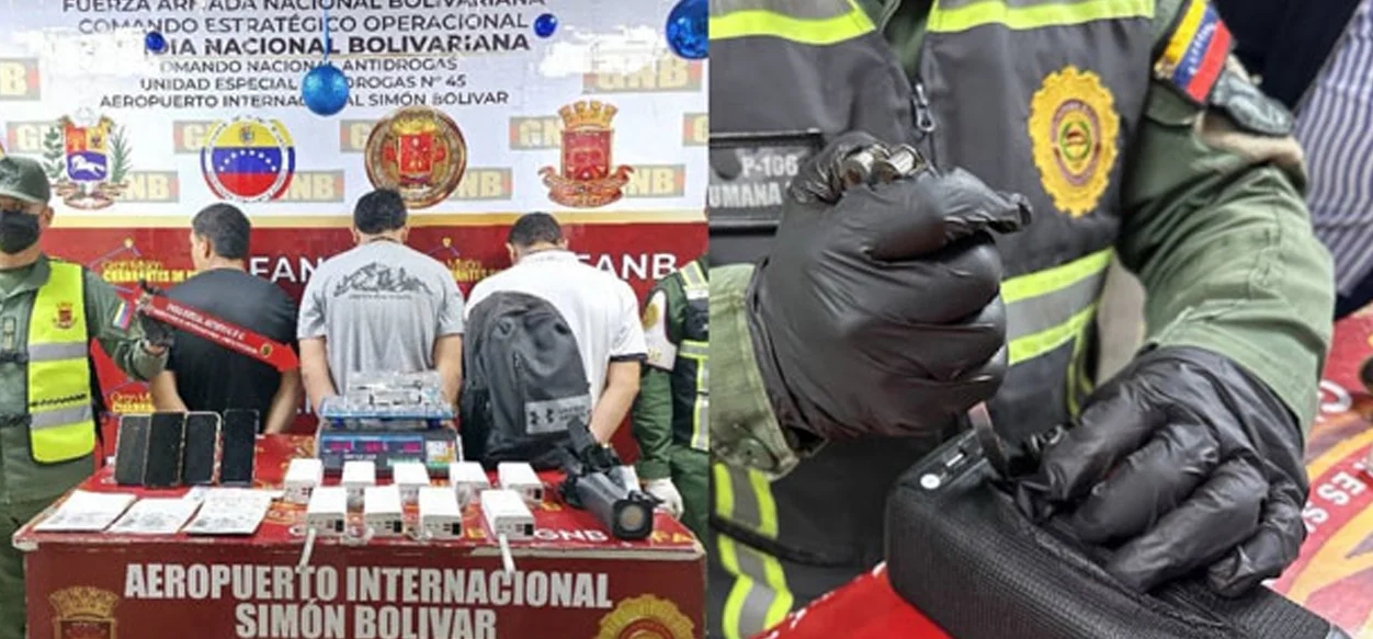 Desmantelada red de narcotráfico en aeropuerto de Maiquetía con destino a Estambul