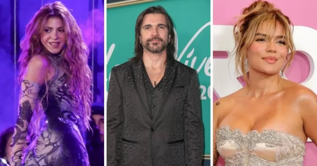 Shakira, Juanes y Karol G destacan en lista latina de Billboard