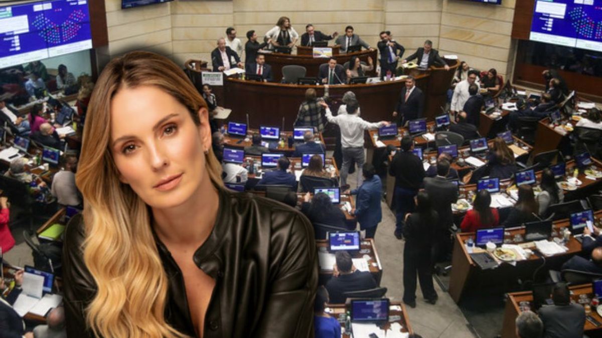 Claudia Bahamón cuestiona a congresistas por falta de acción ambiental durante su reconocimiento en el Senado