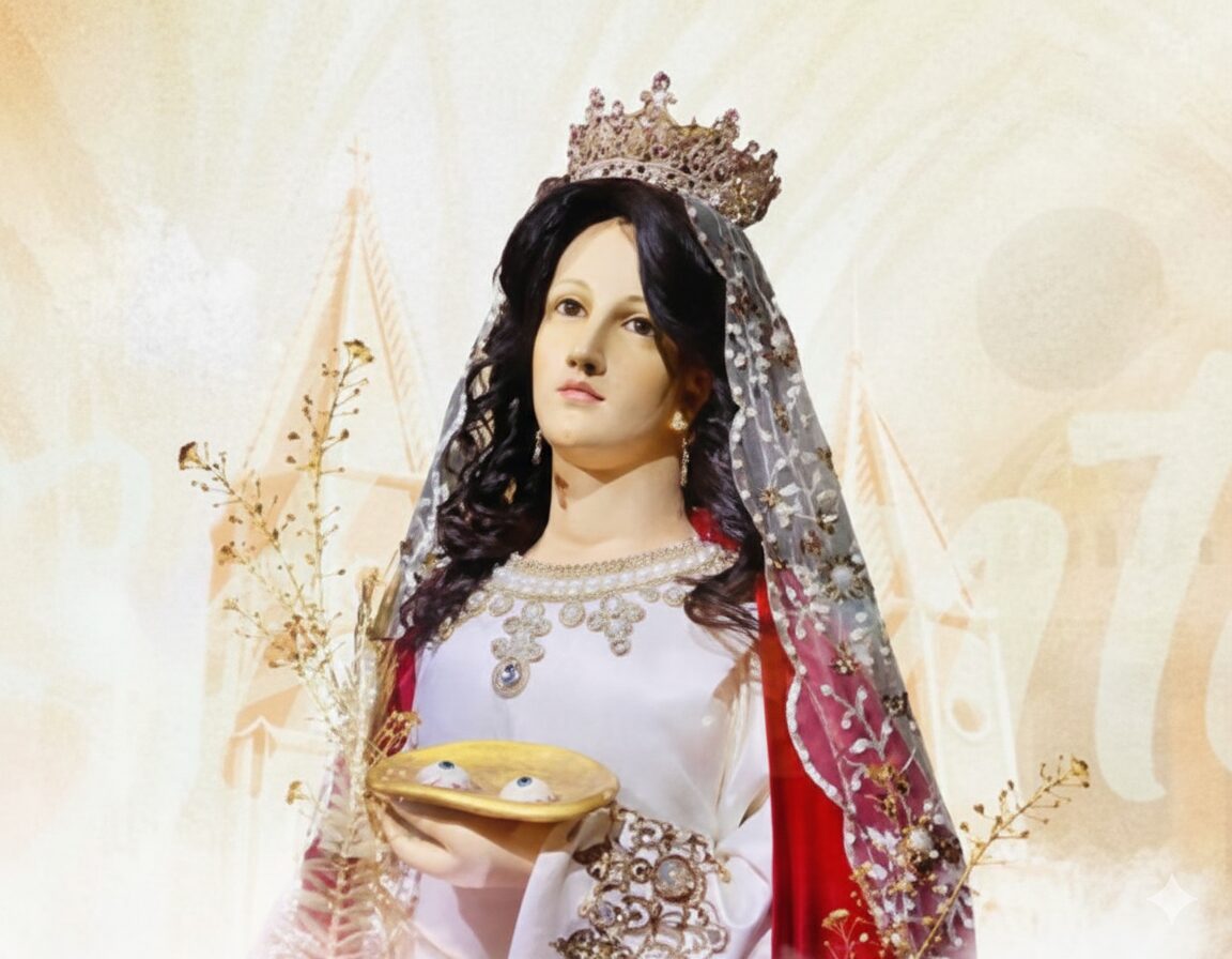 Gaita, serenata y bajada de Santa Lucía en el Empedrao
