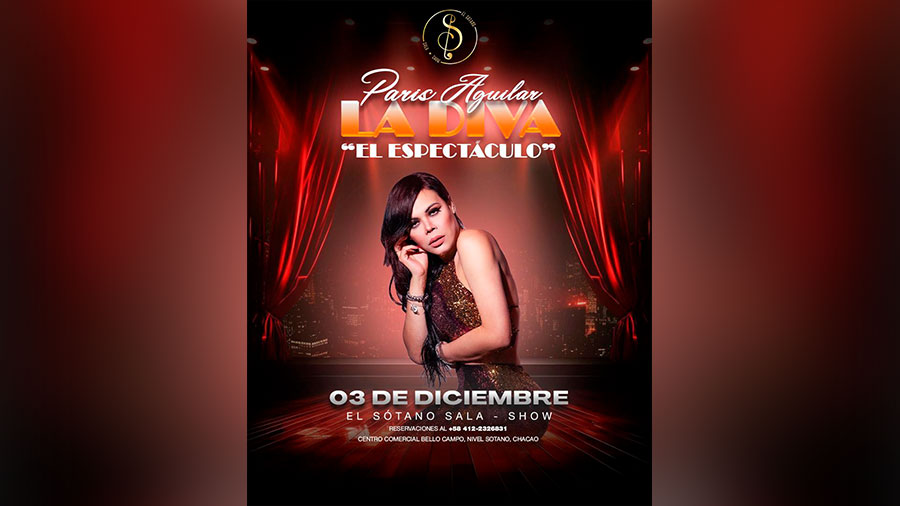 Paris Aguilar regresa a Venezuela: Concierto íntimo celebrando a las Divas