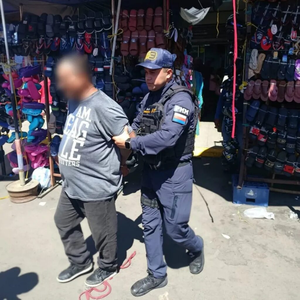 Detienen a hombre señalado por hurtos en comercios de 5 de Julio
