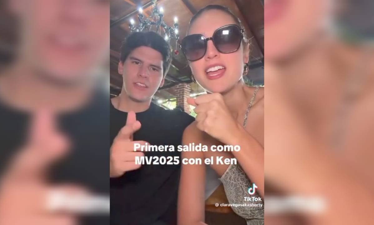 La nueva Miss Venezuela Universo, Clara Vegas Goetz, muestra a su novio