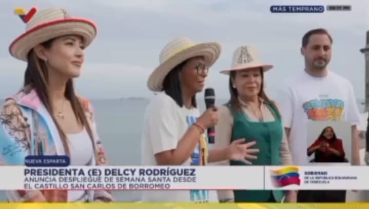 Delcy Rodríguez decreta asueto de Semana Santa para sector público