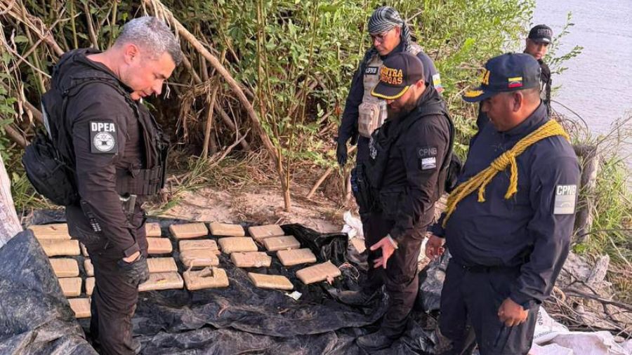Incautan sesenta y dos kilos de marihuana en la isla El Aro, Bolivar