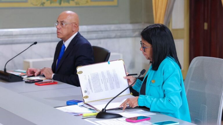 Delcy Rodríguez anuncia fin de amnistía y nuevos mecanismos de justicia estatal