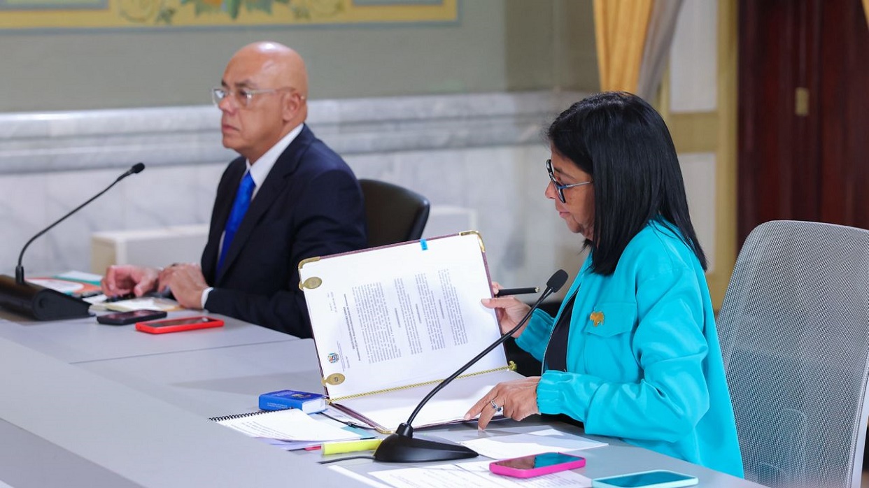 Delcy Rodríguez anuncia fin de amnistía y nuevos mecanismos de justicia estatal