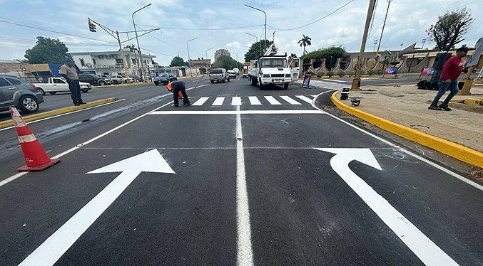 Alcaldía de Maracaibo refuerza plan intensivo de demarcación en corredores y calles principales