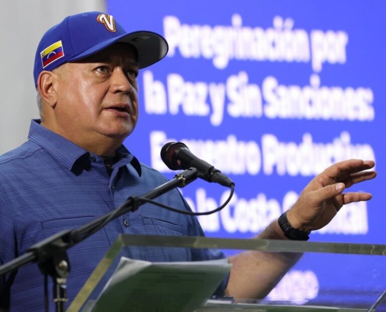 Cabello niega que exista alerta de tsunami en las costas venezolanas