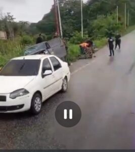 Video: Choque entre camioneta militar y particular deja varios heridos en Aragua